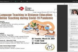 “Language Teaching in Distance Education: Online Teaching During Covid-19 Pandemic”